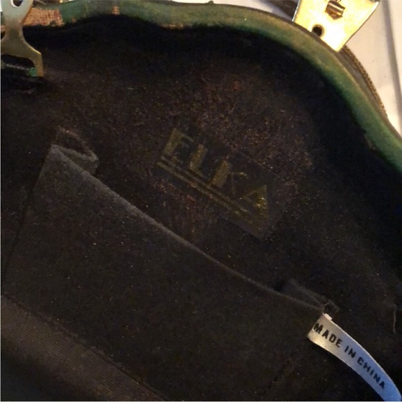 ELKA Hardcase clamshell shoulder strap evening bag clutch - Picture 6 of 15